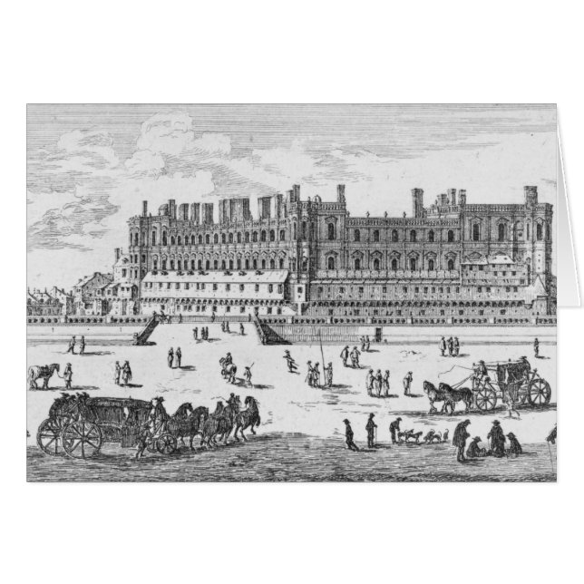 Ansicht des Chateaus de Heilig-Germain-En-Laye (Vorderseite (Horizontal))