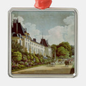 Ansicht des Chateaus de la Malmaison Silbernes Ornament (Vorne)