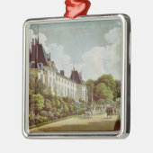 Ansicht des Chateaus de la Malmaison Silbernes Ornament (Links)