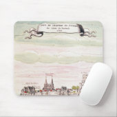Ansicht des Chateaus de Loches, 1699 Mousepad (Mit Mouse)