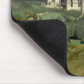 Ansicht des Chateaus de Pierrefonds, c.1840-45 Mousepad (Ecke)