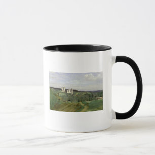 Ansicht des Chateaus de Pierrefonds, c.1840-45 Tasse