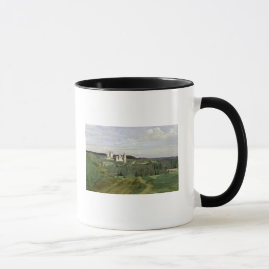 Ansicht des Chateaus de Pierrefonds, c.1840-45 Tasse (Rechts)