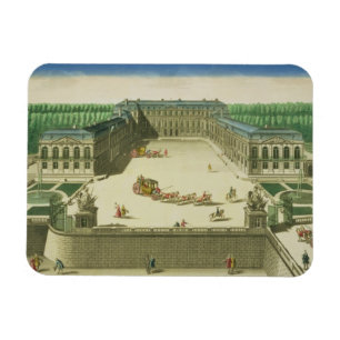 Ansicht des Chateaus von St.-Wolke, graviert durch Magnet