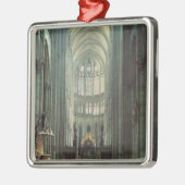 Ansicht des Chores Silbernes Ornament (Links)