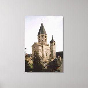 Ansicht des Clocher de L'Eau Benite Leinwanddruck