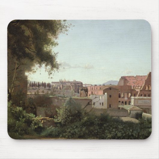 Ansicht des Colosseum von den Farnese Gärten Mousepad (Vorne)