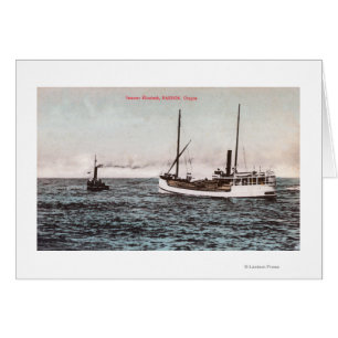 Ansicht des Dampfers ElizabethBandon ODER