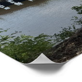 Ansicht des Delaware River Plakats Poster (Ecke)