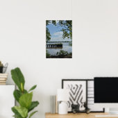 Ansicht des Delaware River Plakats Poster (Heimbüro)