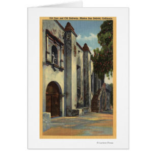 Ansicht des der Türen u. des Treppenhauses