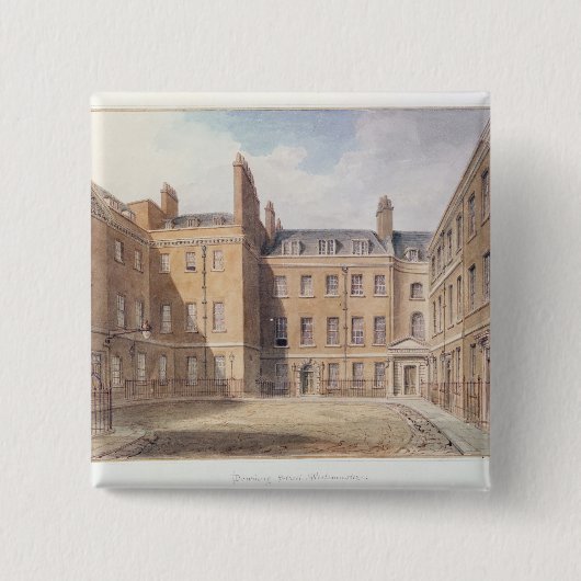 Ansicht des Downing Street, Westminster Button (Vorderseite)