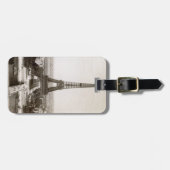 Ansicht des Eiffelturms, 1900 Gepäckanhänger (Vorderseite horizontal)