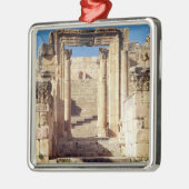 Ansicht des Eingangs zu dem christlichen Silbernes Ornament (Links)