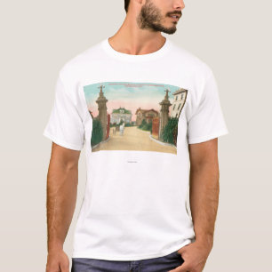 Ansicht des Eingangs zu Presidio Terrasse T-Shirt