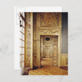 Ansicht des Enfilades, 1650-58 Postkarte (Vorne/Hinten)