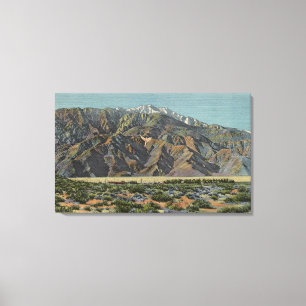 Ansicht des Engels auf Mt. San Jacinto Leinwanddruck