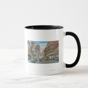 Ansicht des Fernschreibers AveOakland, CA Tasse