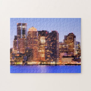 Ansicht des Finanzbezirkes von im Stadtzentrum Puzzle