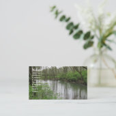 Ansicht des Flusses Visitenkarte (Stehend Vorderseite)