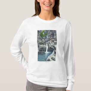 Ansicht des Flüsterns von Fällen T-Shirt