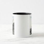 Ansicht des Flying Maching, South ForkElk, CA Tasse (Zentrum)