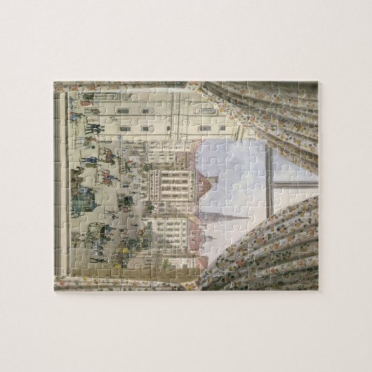 Ansicht des Freyung, Wien, 1825 (Gouache auf pape Puzzle (Horizontal)