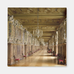 Ansicht des Galerie Francois I, 1528-40 Magnet