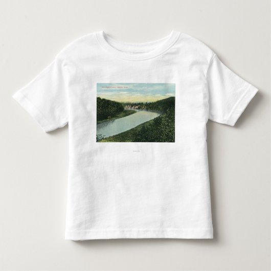 Ansicht des Genesee Flusses Kleinkind T-shirt (Vorderseite)