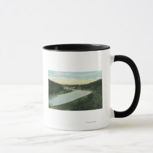 Ansicht des Genesee Flusses Tasse