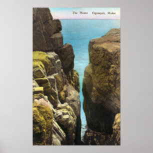 Ansicht des Gerinnes Poster