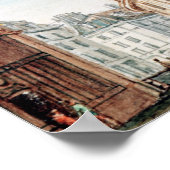 Ansicht des Getreidemarktes Poster (Ecke)