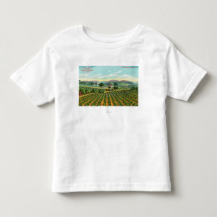 Ansicht des Giersberg VineyardNapa, CA Kleinkind T-shirt