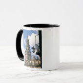 Ansicht des Glockenturms an der Ecke von Tasse (Vorderseite Links)