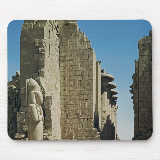 Ansicht des großen Gerichtes, Eingang zum Hypostil Mousepad (Vorne)