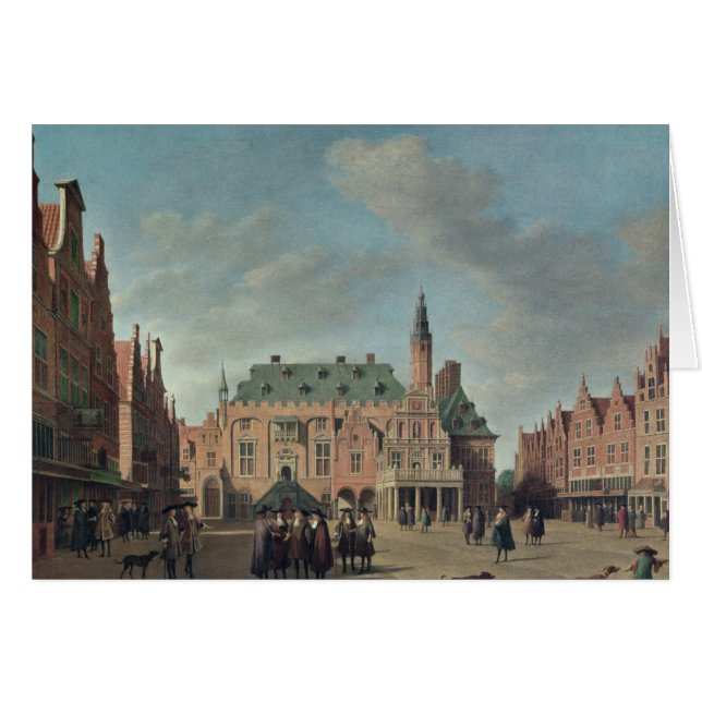 Ansicht des Grote Markt in Haarlem (Vorderseite (Horizontal))