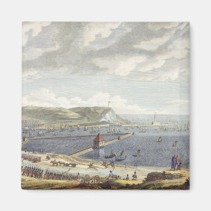 Ansicht des Hafens und des Roadstead von Boulogne Magnet