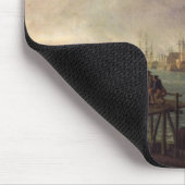 Ansicht des Hafens von Lorient Mousepad (Ecke)