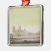 Ansicht des Hauptplatzes in Mexiko City Silbernes Ornament (Links)