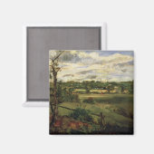 Ansicht des Highgate von Hampstead Heath, c.1834 Magnet (Vorderseite/Rückseite)