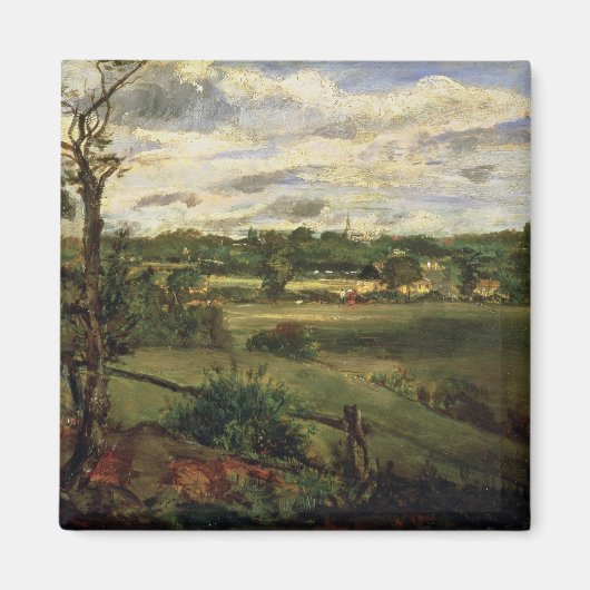 Ansicht des Highgate von Hampstead Heath, c.1834 Magnet (Vorne)