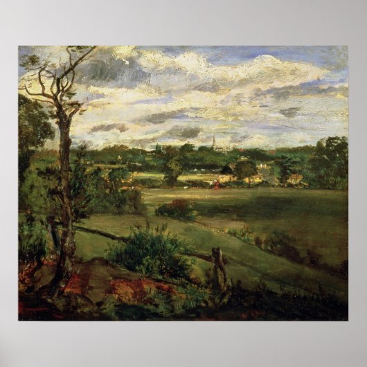 Ansicht des Highgate von Hampstead Heath, c.1834 Poster (Vorne)