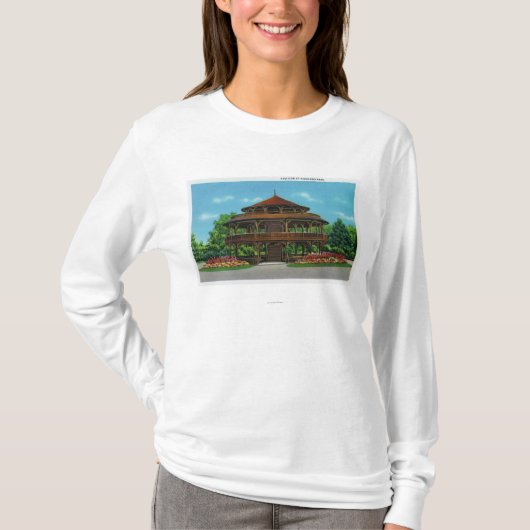 Ansicht des Highland- Parkpavillons T-Shirt (Vorderseite)