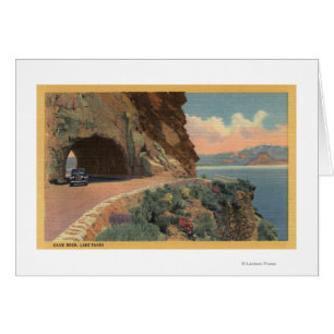 Ansicht des Höhlen-Felsen-Tunnels von Hwy