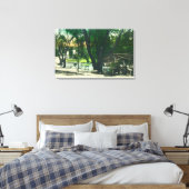 Ansicht des Hot Springs Pond Leinwanddruck (Insitu (Schlafzimmer))