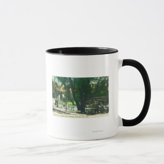 Ansicht des Hot Springs Pond Tasse (Rechts)