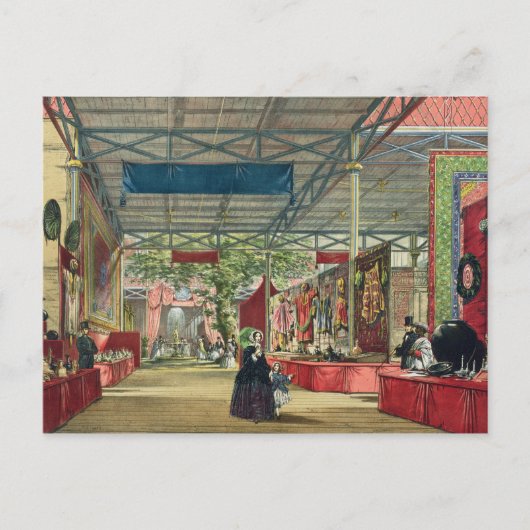 Ansicht des Indien-Abschnitts der Großen Ausstellu Postkarte (Vorderseite)