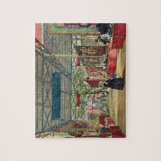 Ansicht des Indien-Abschnitts der großen Puzzle (Vertikal)