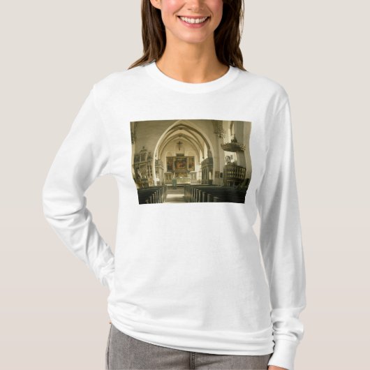 Ansicht des Innenraums der Kirche mit T-Shirt (Vorderseite)