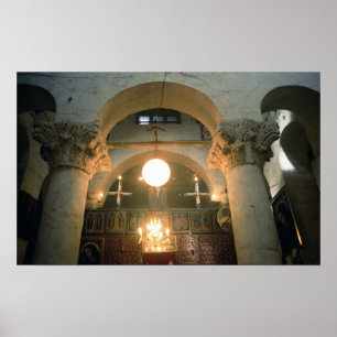 Ansicht des Innenraums Poster